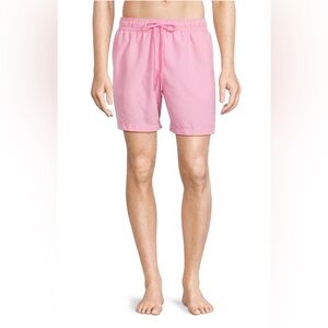 NWT - Men's Pink Swim Shorts, 6” Inseam